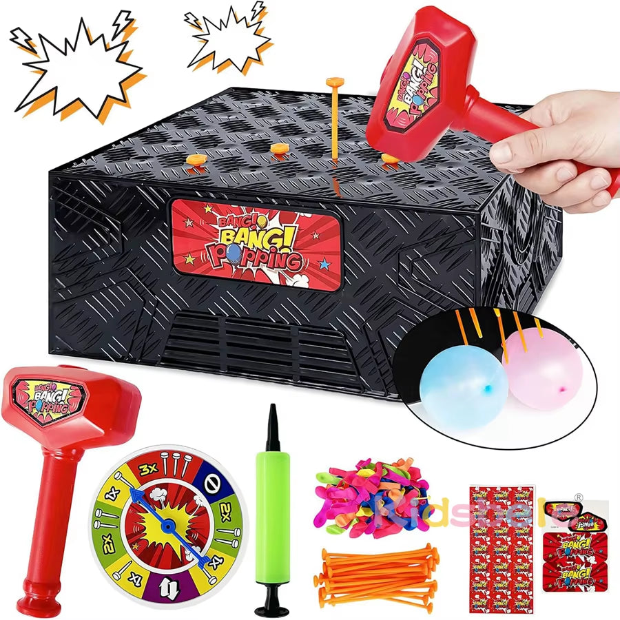 Wack a Balloon Game Blast Box Balloon Game Desktop Board Games for Family Party