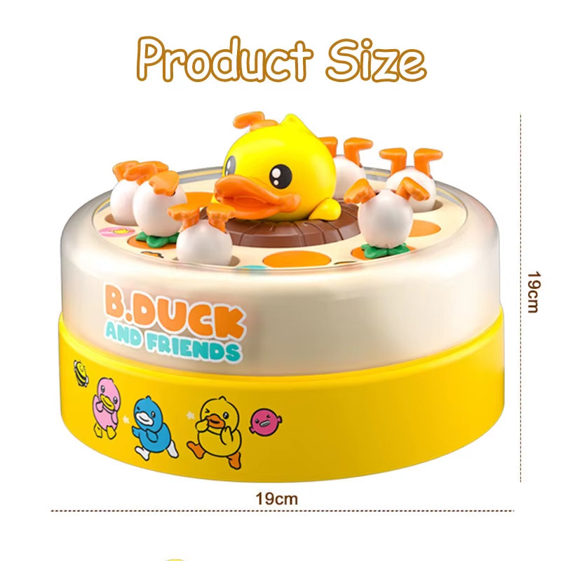 Kid Montessori Launch Duck Cartoon Flying Duck Catching Funny Toy Development Sensory Interaction1 2 Players Game Puzzle Toy