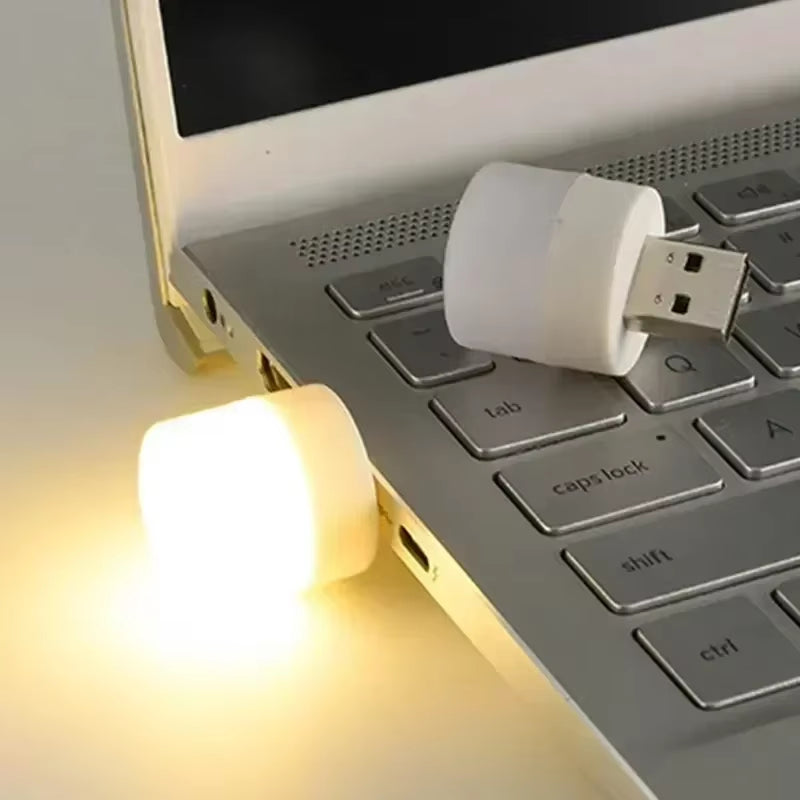 LED Table Lamp Lights Room Plug Usb Light Night Mini Book Reading Decorating Items Warm White Eye Protections Wholesale Bedroom