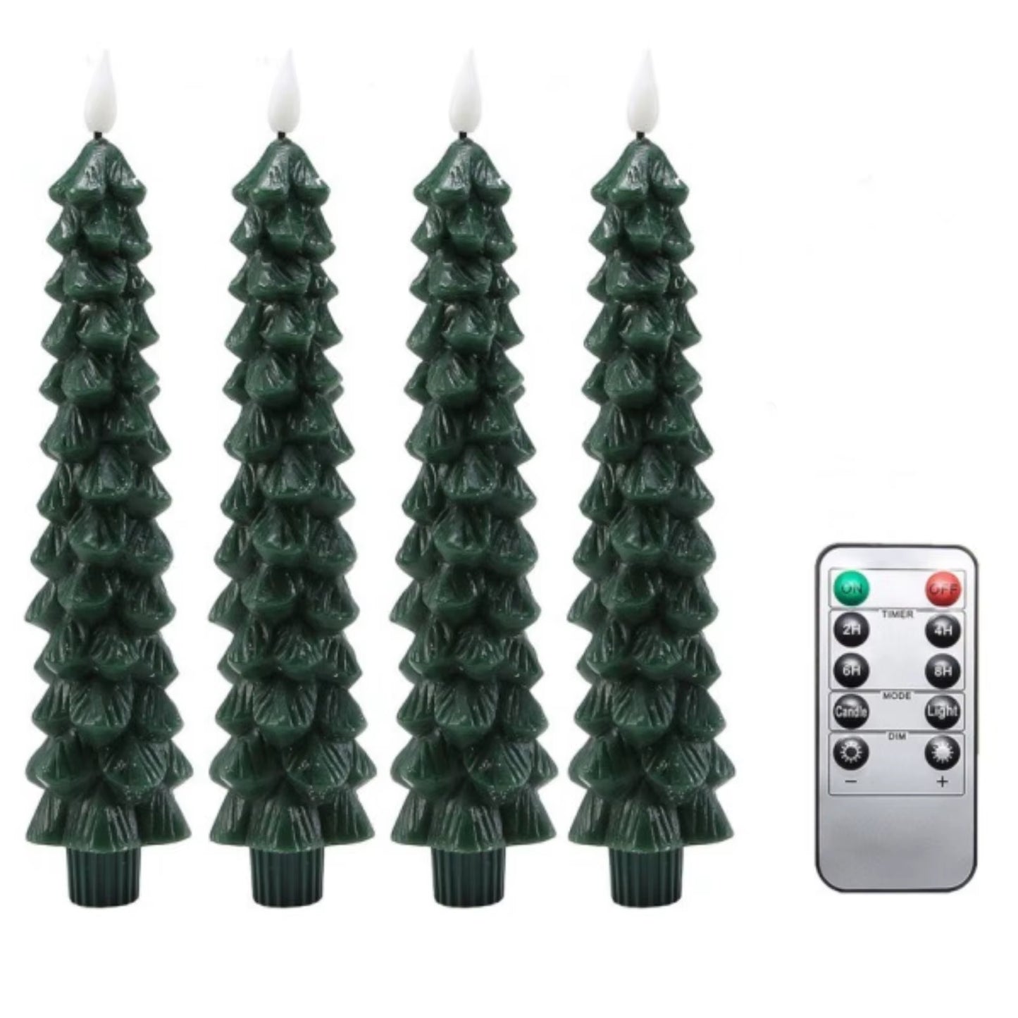 LED Christmas Pinecone Simulation Candle Light Warmth Festive Candlelight Bullet Head Paraffin Atmosphere Styling Lamp Decor