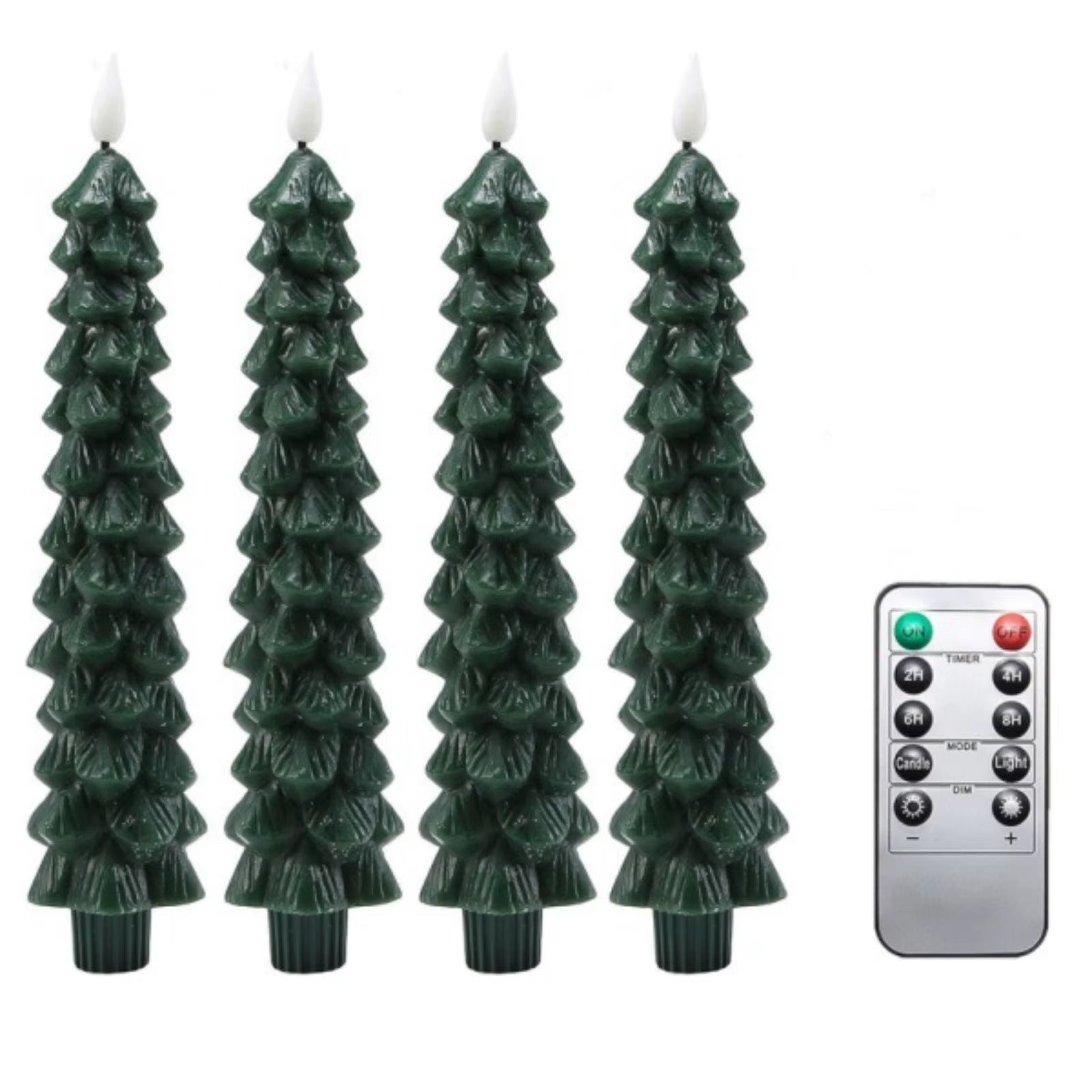 LED Christmas Pinecone Simulation Candle Light Warmth Festive Candlelight Bullet Head Paraffin Atmosphere Styling Lamp Decor