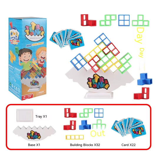 Puzzles Tetra Tower Fun Balance Stacking Building Board Game for Kids Adults Friends Team Dorm Family Game Night Partie Gifts