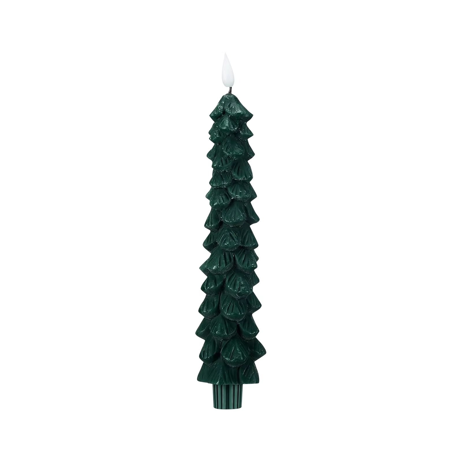 LED Christmas Pinecone Simulation Candle Light Warmth Festive Candlelight Bullet Head Paraffin Atmosphere Styling Lamp Decor