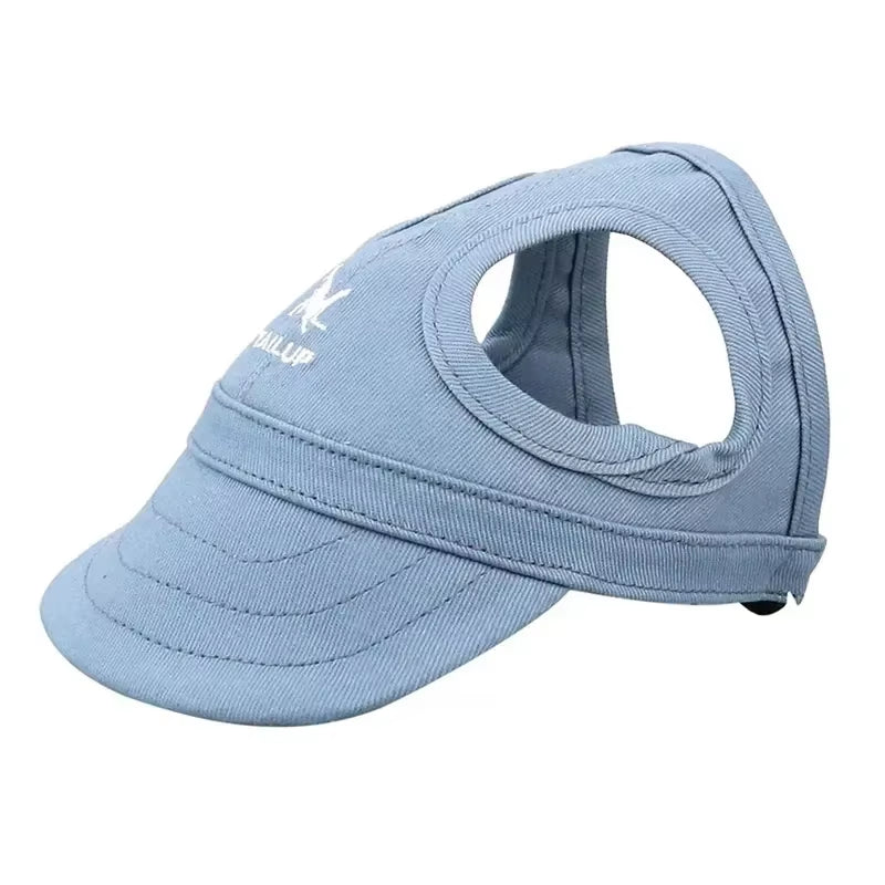 Small Puppy Pets Summer Solid Color Cap Dog Baseball Visor Hat Outdoor Accessories Sun Bonnet Travelhelmet