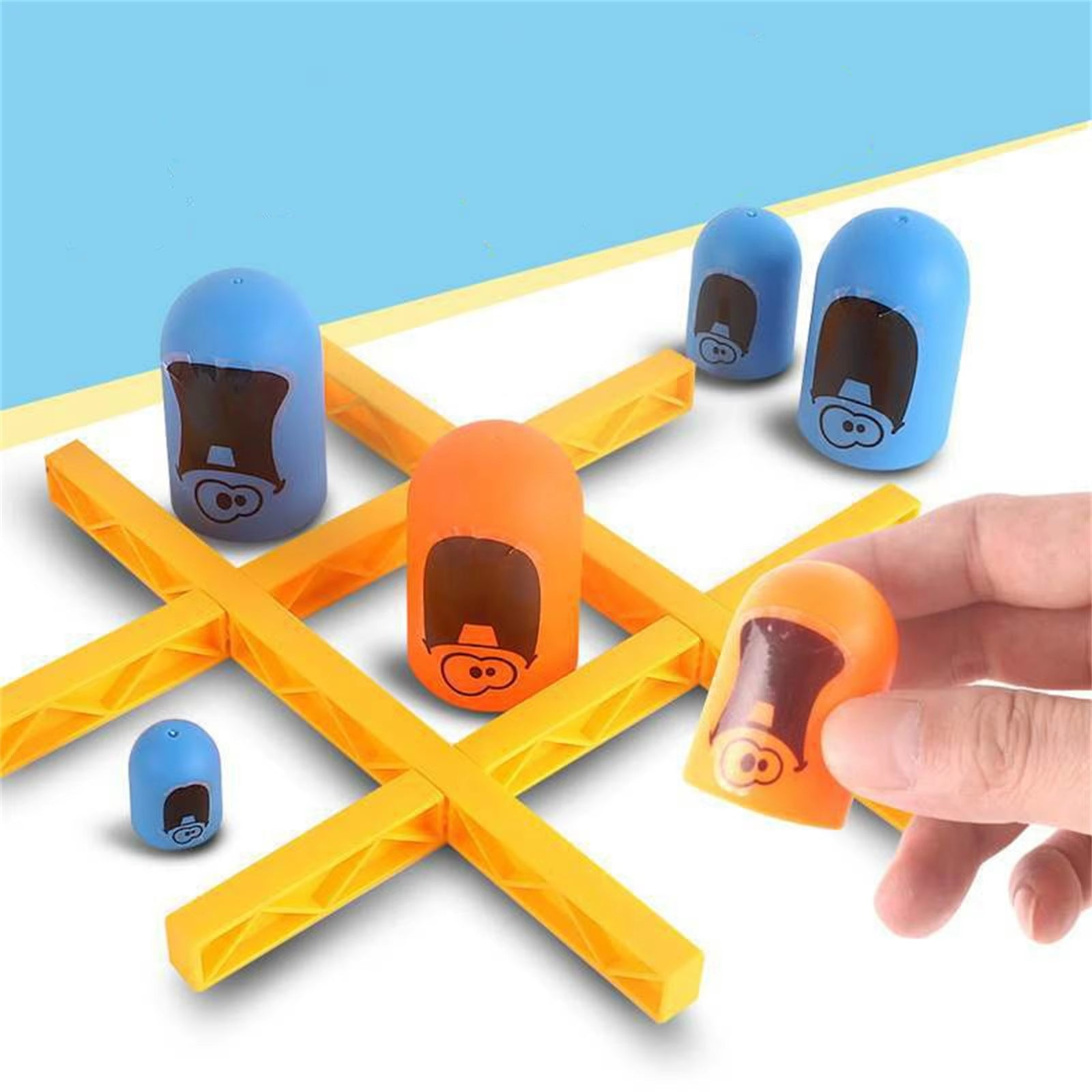 2 Players Tic-Tac Toe Big Eat-Small Game Parent-Child Interactive Competition