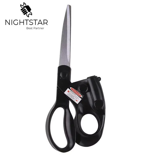 2024 Popular New Professional Laser Guided Scissors for Home Crafts Wrapping Gifts Fabric Sewing Cut Straight Fast Scissor Shear