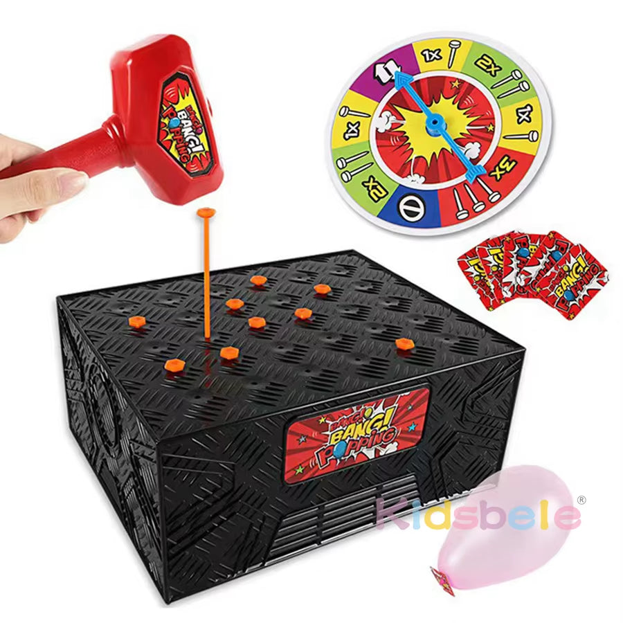 Wack a Balloon Game Blast Box Balloon Game Desktop Board Games for Family Party